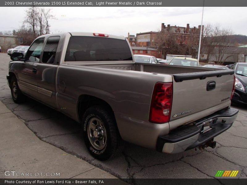 Light Pewter Metallic / Dark Charcoal 2003 Chevrolet Silverado 1500 LS Extended Cab