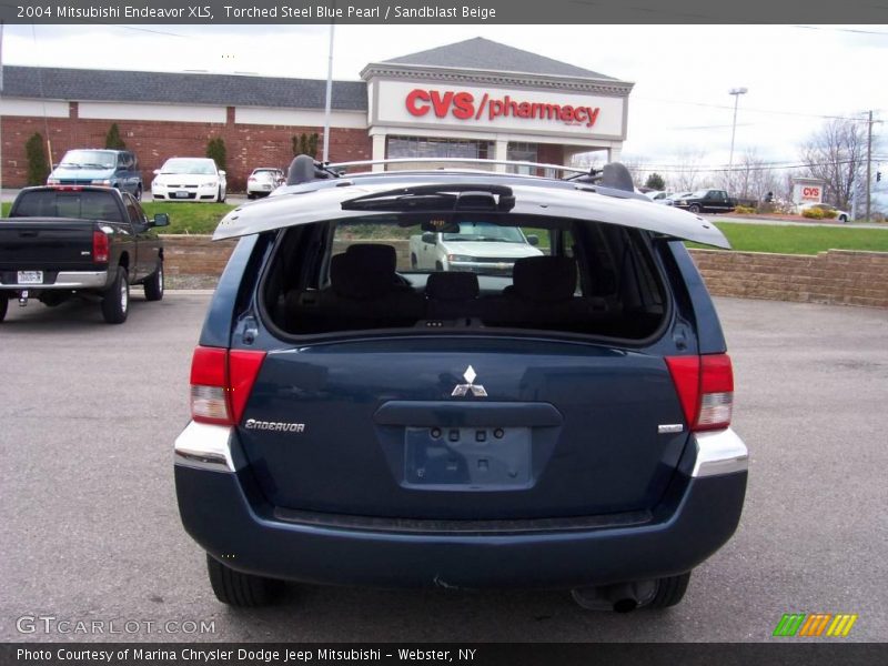 Torched Steel Blue Pearl / Sandblast Beige 2004 Mitsubishi Endeavor XLS