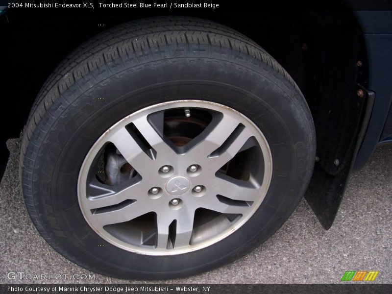 Torched Steel Blue Pearl / Sandblast Beige 2004 Mitsubishi Endeavor XLS
