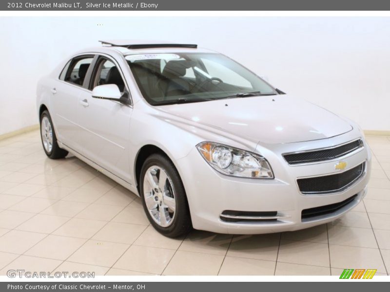 Silver Ice Metallic / Ebony 2012 Chevrolet Malibu LT