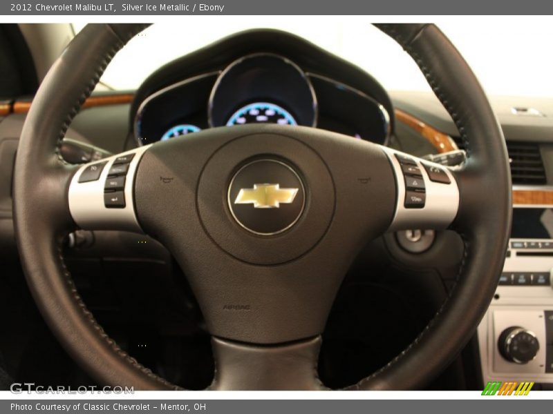 Silver Ice Metallic / Ebony 2012 Chevrolet Malibu LT