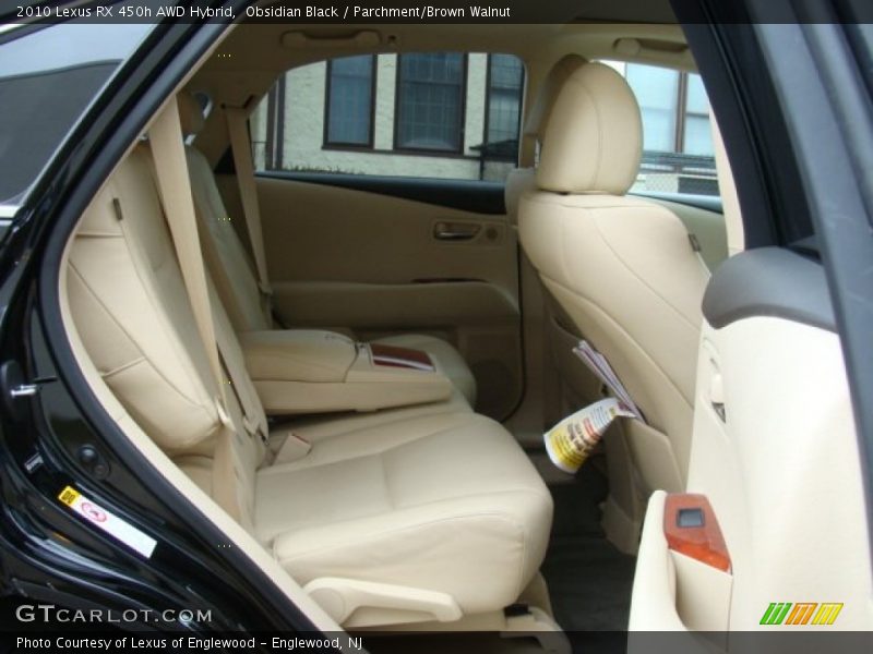 Obsidian Black / Parchment/Brown Walnut 2010 Lexus RX 450h AWD Hybrid