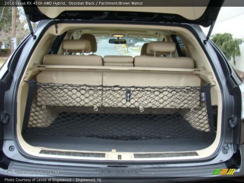 Obsidian Black / Parchment/Brown Walnut 2010 Lexus RX 450h AWD Hybrid