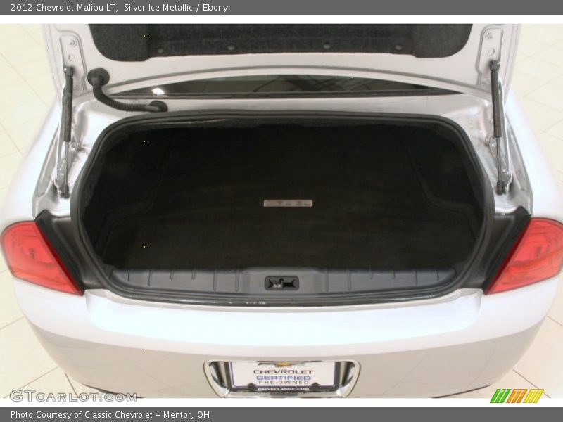Silver Ice Metallic / Ebony 2012 Chevrolet Malibu LT