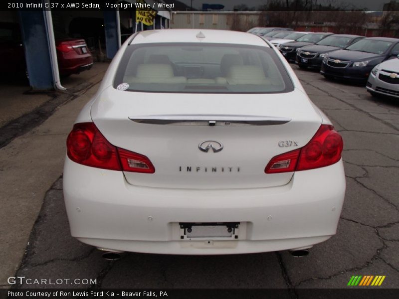 Moonlight White / Wheat 2010 Infiniti G 37 x AWD Sedan