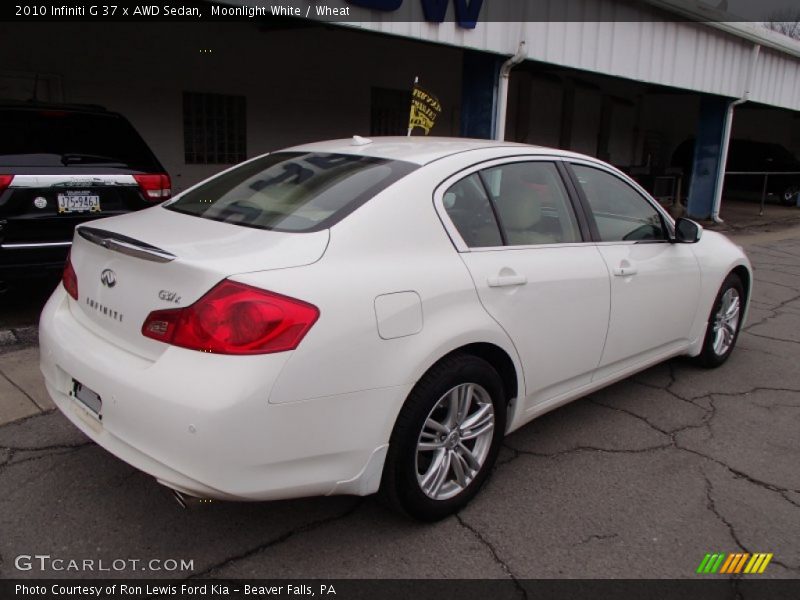  2010 G 37 x AWD Sedan Moonlight White