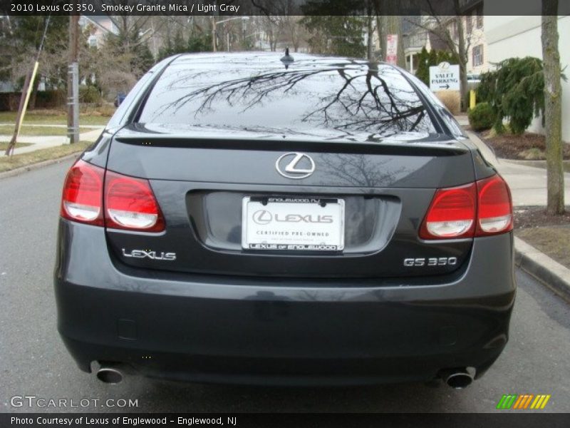 Smokey Granite Mica / Light Gray 2010 Lexus GS 350