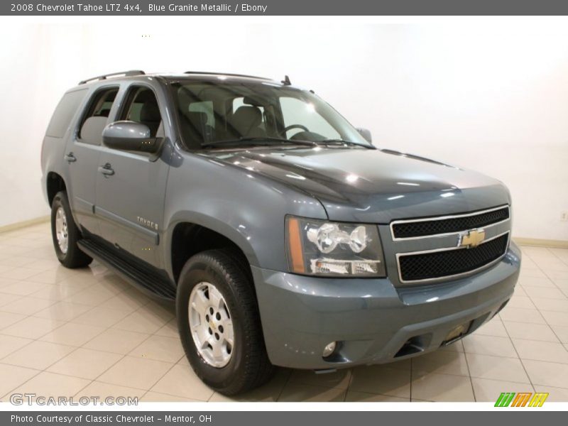 Blue Granite Metallic / Ebony 2008 Chevrolet Tahoe LTZ 4x4