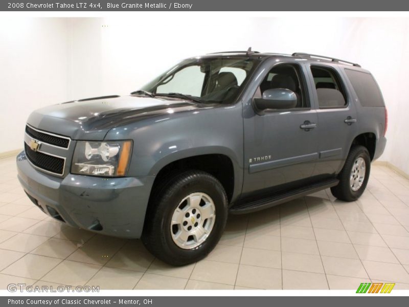 Blue Granite Metallic / Ebony 2008 Chevrolet Tahoe LTZ 4x4