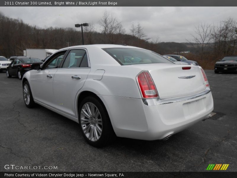 Bright White / Black/Light Frost Beige 2011 Chrysler 300 Limited