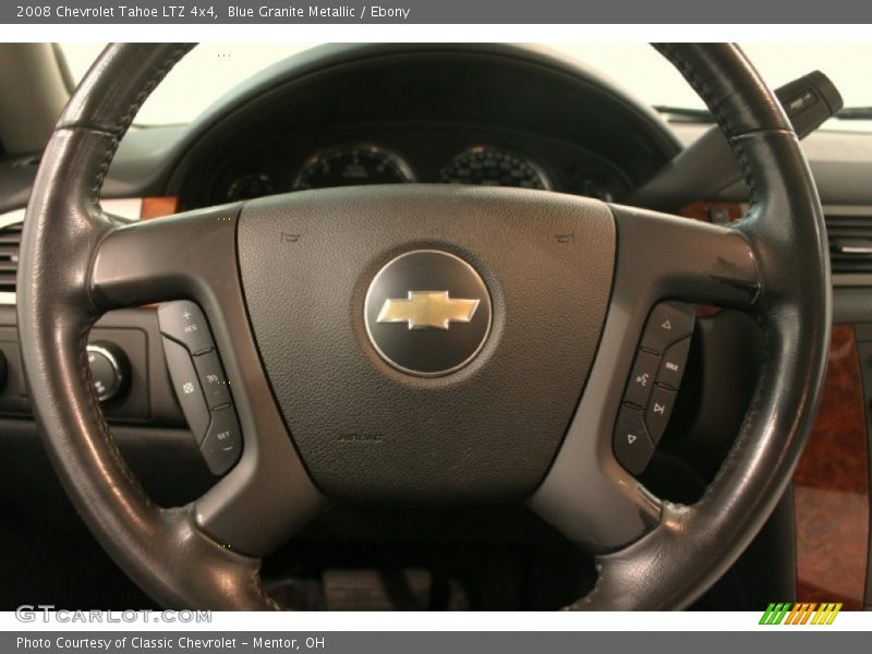 Blue Granite Metallic / Ebony 2008 Chevrolet Tahoe LTZ 4x4