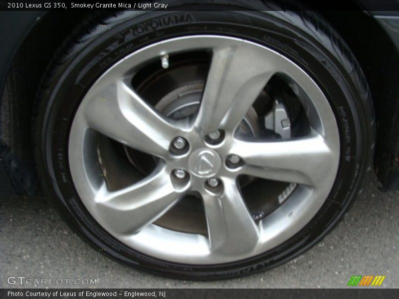 Smokey Granite Mica / Light Gray 2010 Lexus GS 350