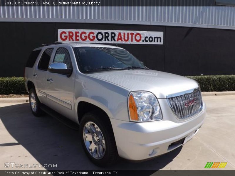 Quicksilver Metallic / Ebony 2013 GMC Yukon SLT 4x4