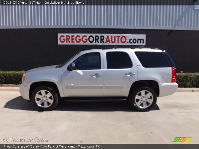Quicksilver Metallic / Ebony 2013 GMC Yukon SLT 4x4