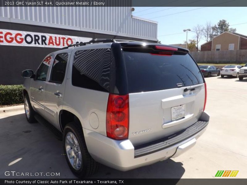 Quicksilver Metallic / Ebony 2013 GMC Yukon SLT 4x4