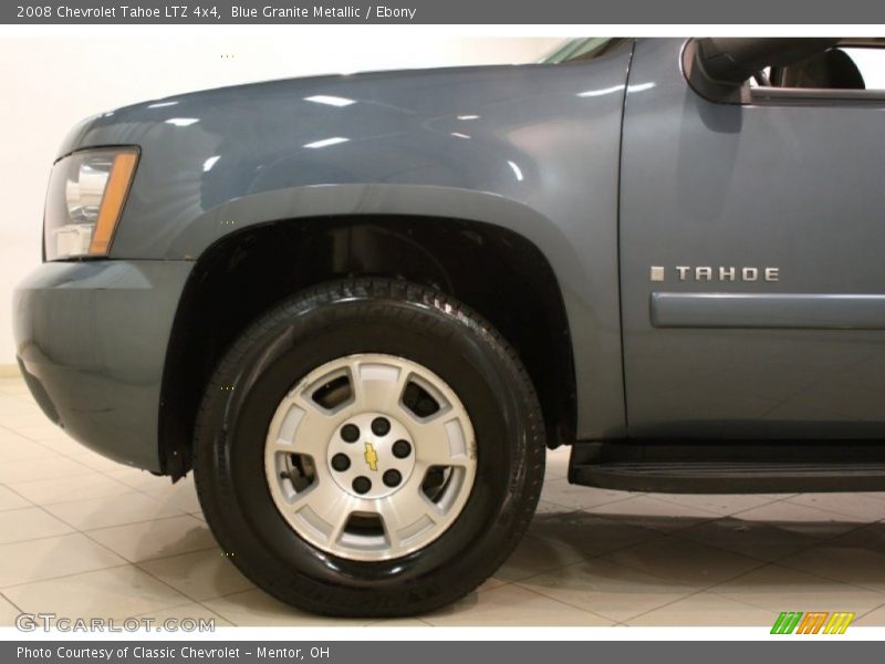 Blue Granite Metallic / Ebony 2008 Chevrolet Tahoe LTZ 4x4