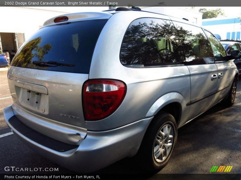 Bright Silver Metallic / Taupe 2002 Dodge Grand Caravan Sport