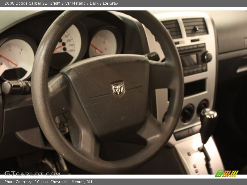 Bright Silver Metallic / Dark Slate Gray 2008 Dodge Caliber SE