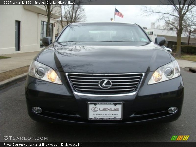 Smokey Granite Mica / Black 2007 Lexus ES 350