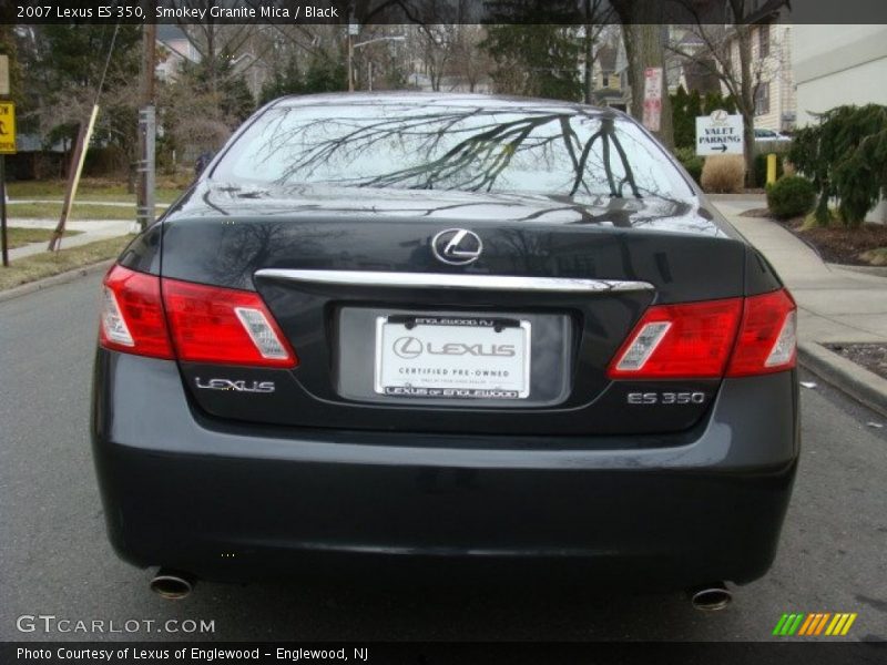 Smokey Granite Mica / Black 2007 Lexus ES 350