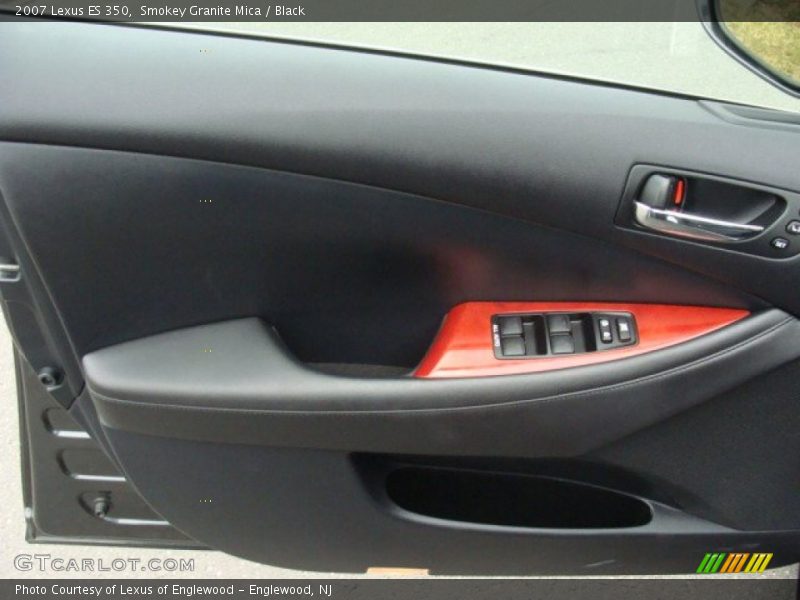 Smokey Granite Mica / Black 2007 Lexus ES 350