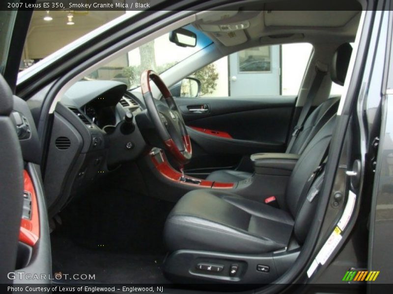 Smokey Granite Mica / Black 2007 Lexus ES 350
