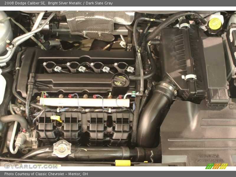 Bright Silver Metallic / Dark Slate Gray 2008 Dodge Caliber SE