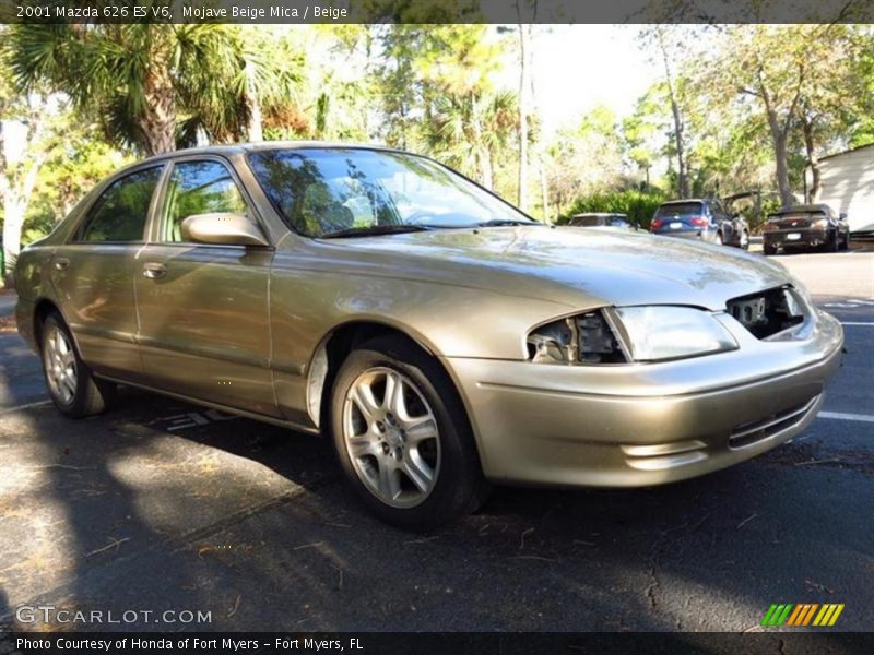 Mojave Beige Mica / Beige 2001 Mazda 626 ES V6