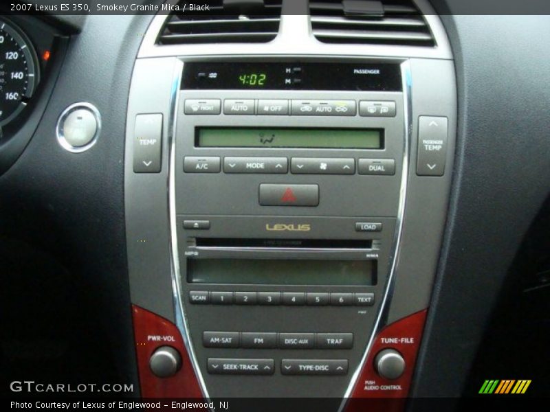 Smokey Granite Mica / Black 2007 Lexus ES 350