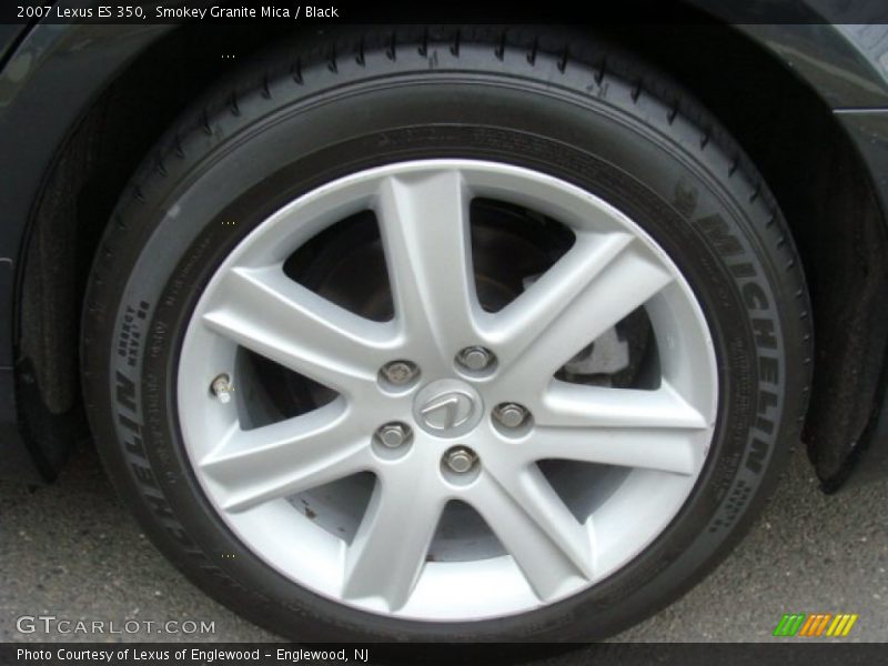Smokey Granite Mica / Black 2007 Lexus ES 350
