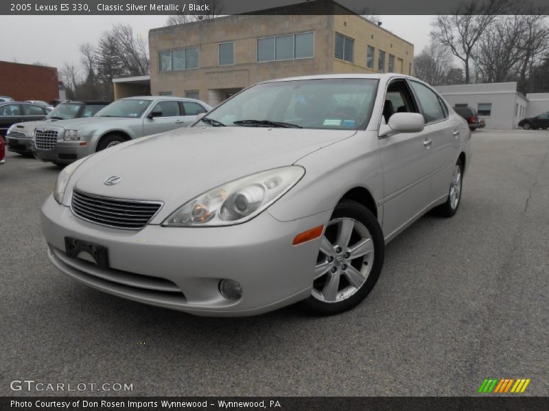 Classic Silver Metallic / Black 2005 Lexus ES 330