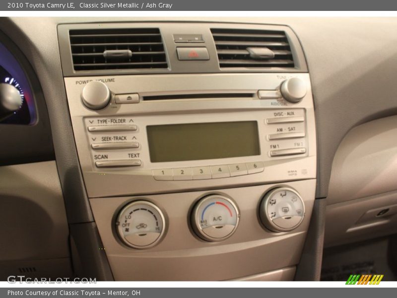 Classic Silver Metallic / Ash Gray 2010 Toyota Camry LE