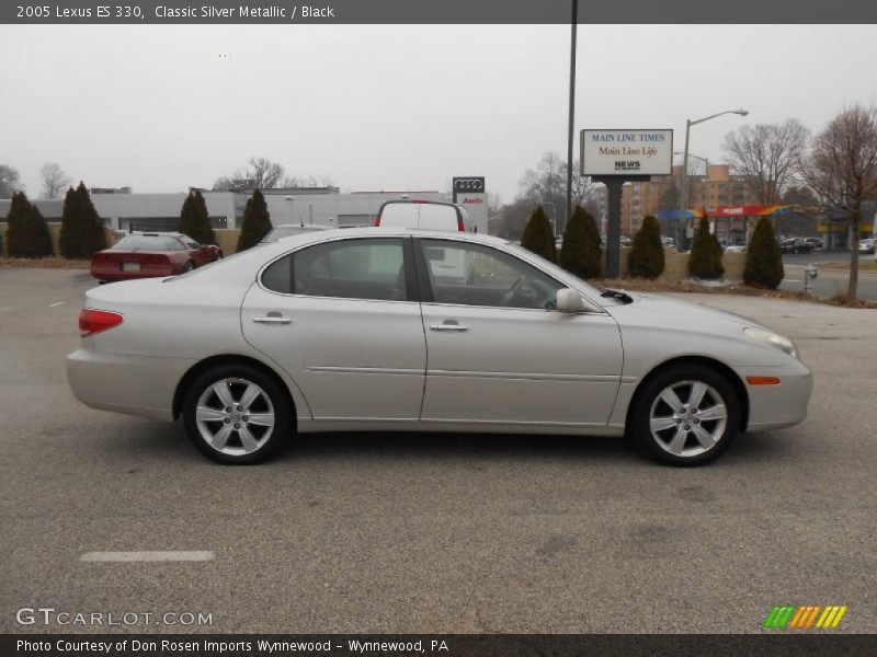 Classic Silver Metallic / Black 2005 Lexus ES 330