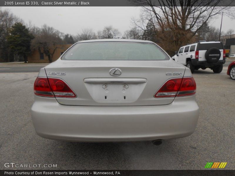 Classic Silver Metallic / Black 2005 Lexus ES 330