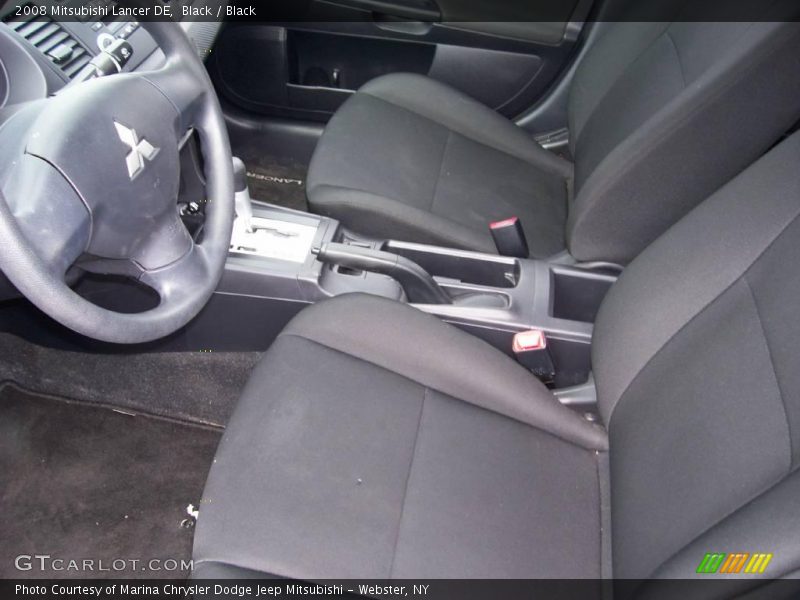 Black / Black 2008 Mitsubishi Lancer DE
