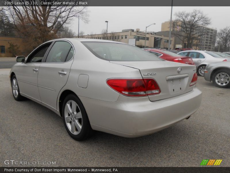 Classic Silver Metallic / Black 2005 Lexus ES 330