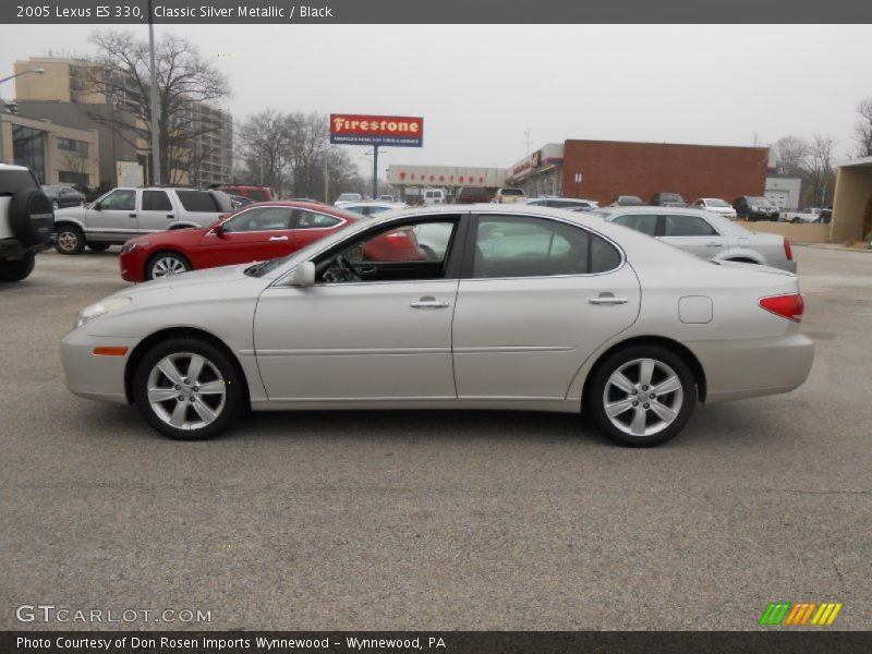 Classic Silver Metallic / Black 2005 Lexus ES 330
