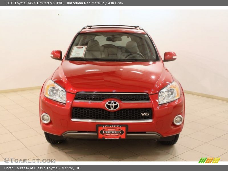 Barcelona Red Metallic / Ash Gray 2010 Toyota RAV4 Limited V6 4WD