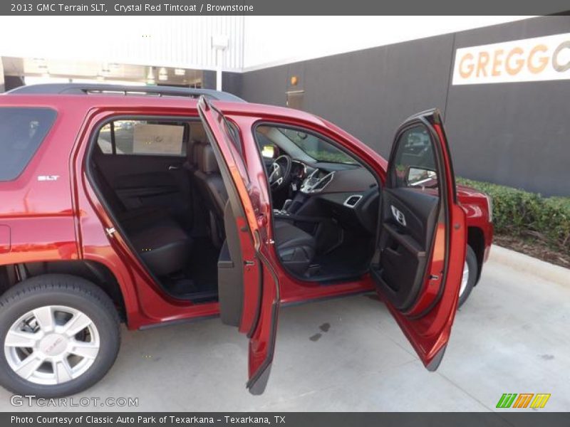 Crystal Red Tintcoat / Brownstone 2013 GMC Terrain SLT