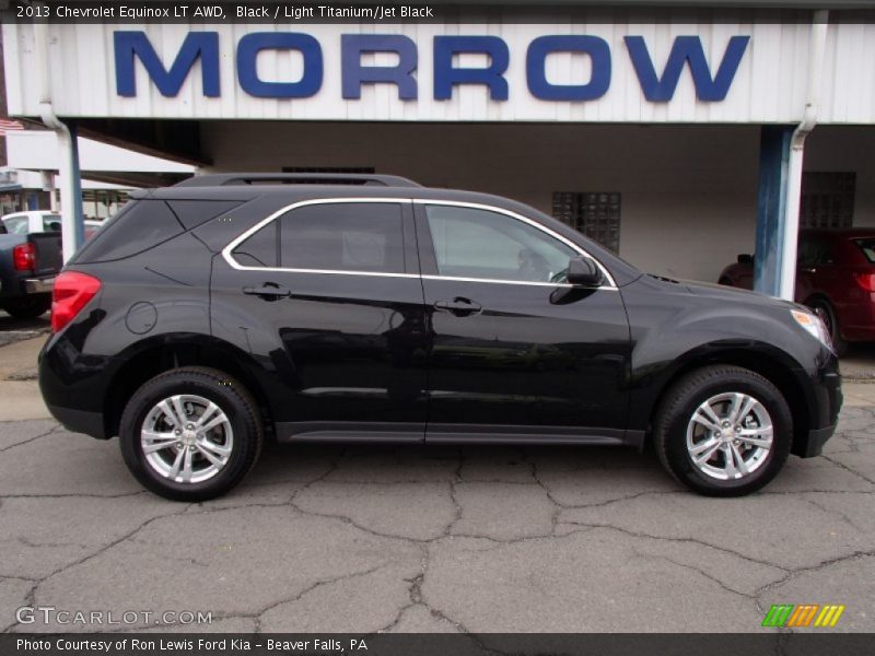 Black / Light Titanium/Jet Black 2013 Chevrolet Equinox LT AWD