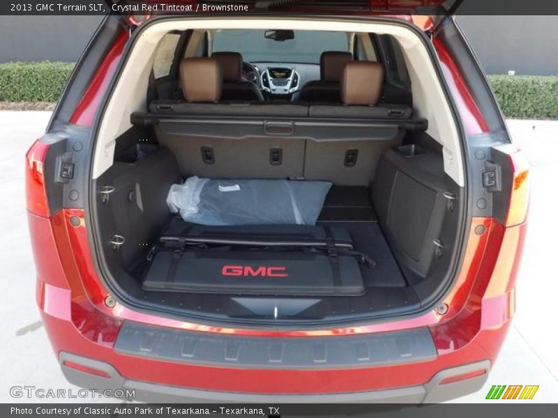 Crystal Red Tintcoat / Brownstone 2013 GMC Terrain SLT