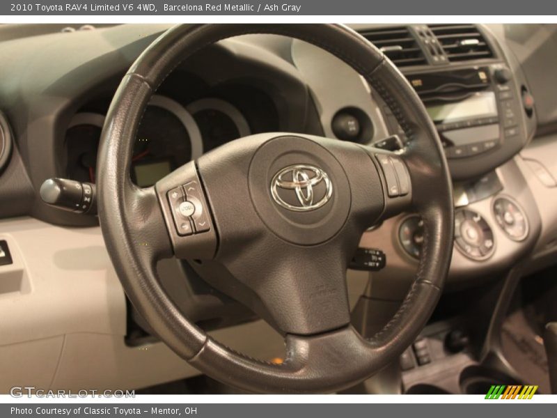 Barcelona Red Metallic / Ash Gray 2010 Toyota RAV4 Limited V6 4WD