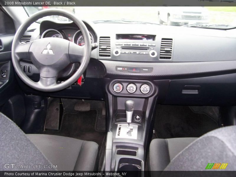Black / Black 2008 Mitsubishi Lancer DE