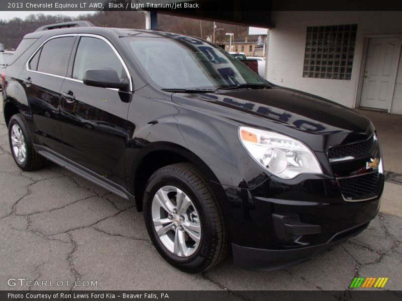 Black / Light Titanium/Jet Black 2013 Chevrolet Equinox LT AWD