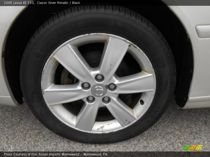 Classic Silver Metallic / Black 2005 Lexus ES 330