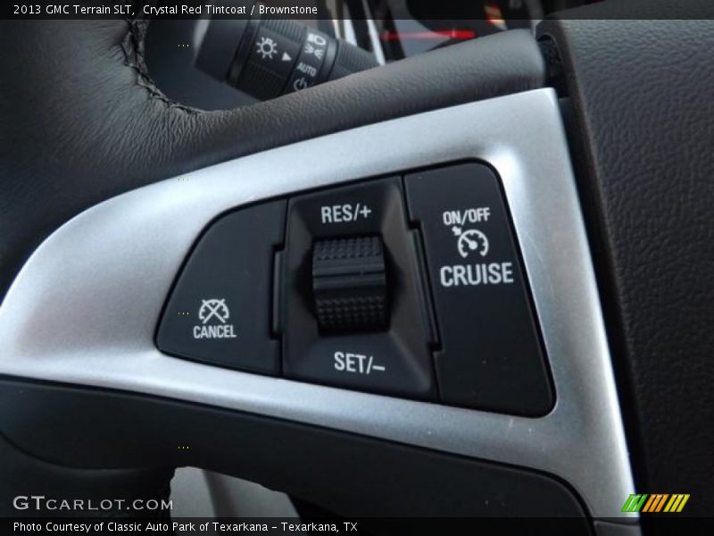 Crystal Red Tintcoat / Brownstone 2013 GMC Terrain SLT