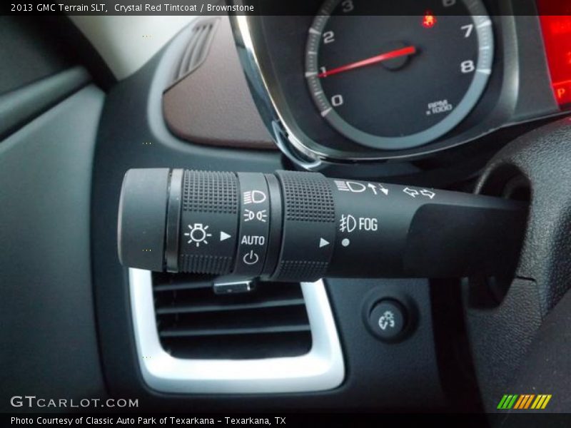 Crystal Red Tintcoat / Brownstone 2013 GMC Terrain SLT
