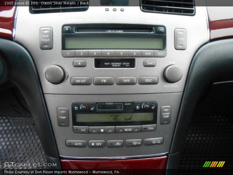 Classic Silver Metallic / Black 2005 Lexus ES 330