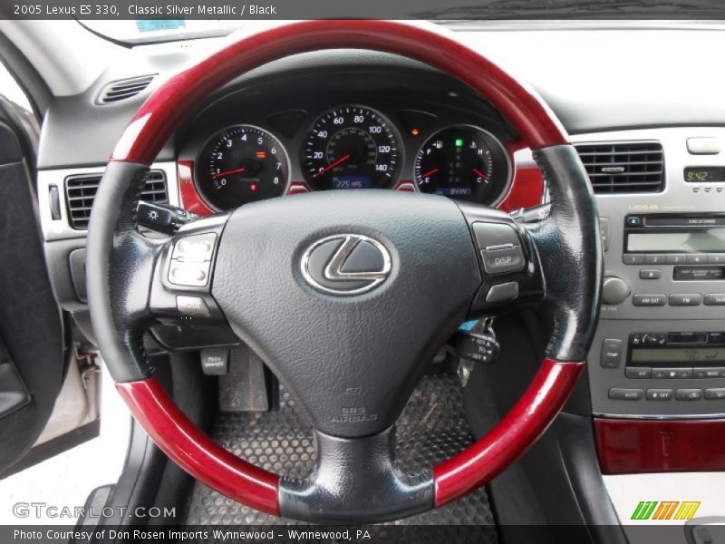 Classic Silver Metallic / Black 2005 Lexus ES 330