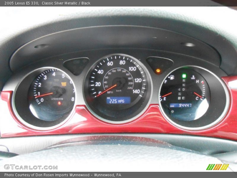 Classic Silver Metallic / Black 2005 Lexus ES 330